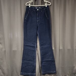 8 Tall Old Navy Dark Blue Flared Jeans